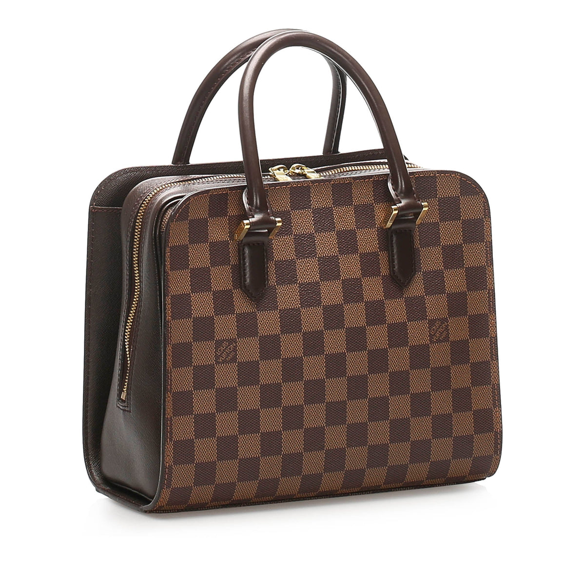 Louis-Vuitton Damier Ebene Triana Brown GHW