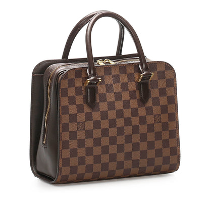 Louis-Vuitton Damier Ebene Triana Brown GHW