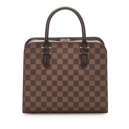 Louis-Vuitton Damier Ebene Triana Brown GHW