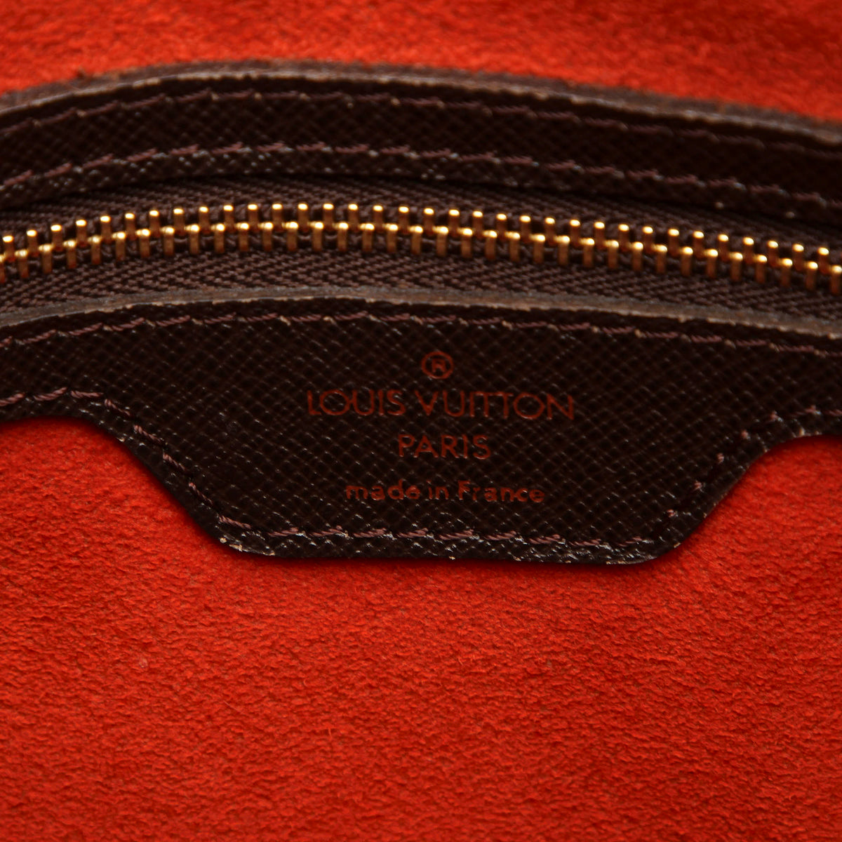 Louis-Vuitton Damier Ebene Triana Brown GHW