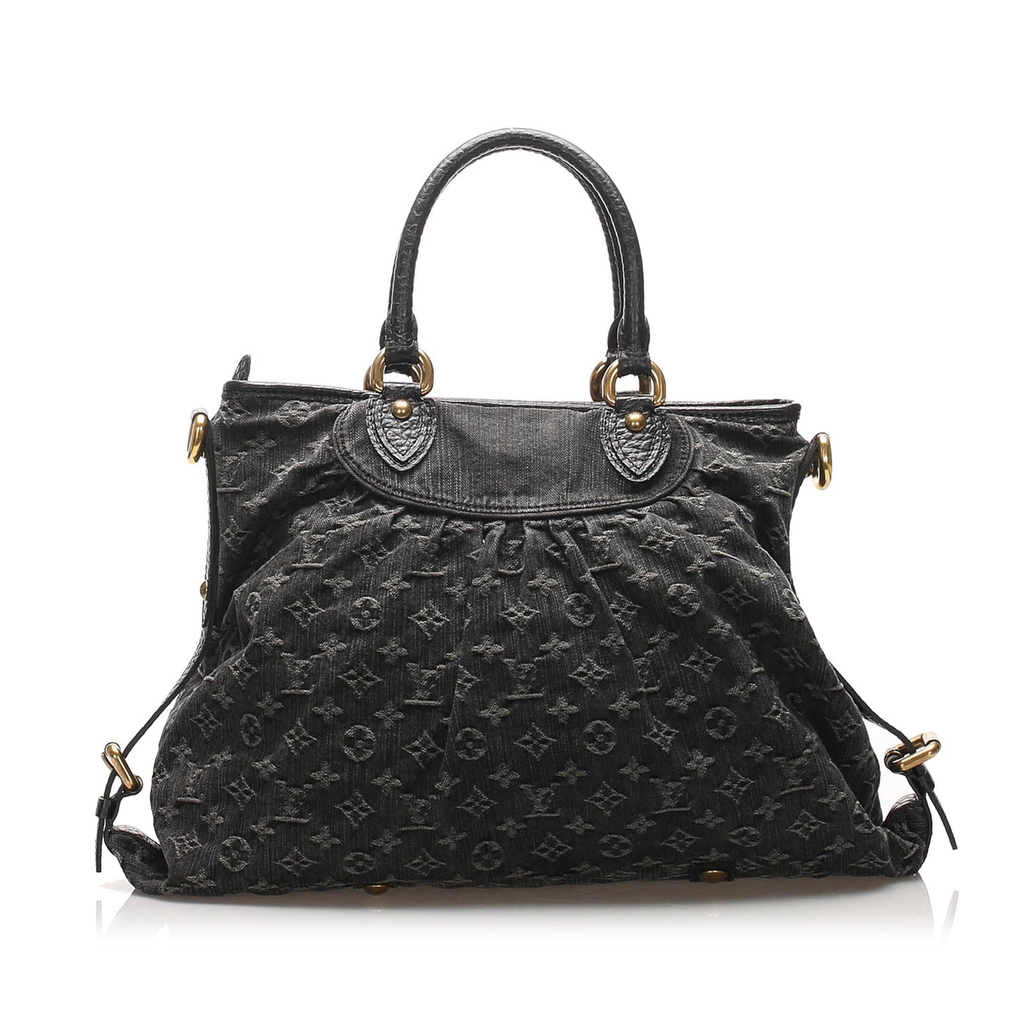 Louis-Vuitton Monogram Denim Neo Cabby MM Gray