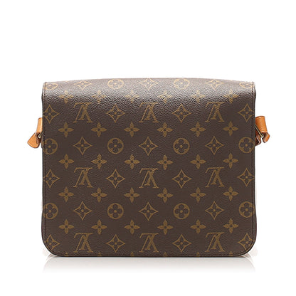Louis-Vuitton Monogram Cartouchiere GM Crossbody