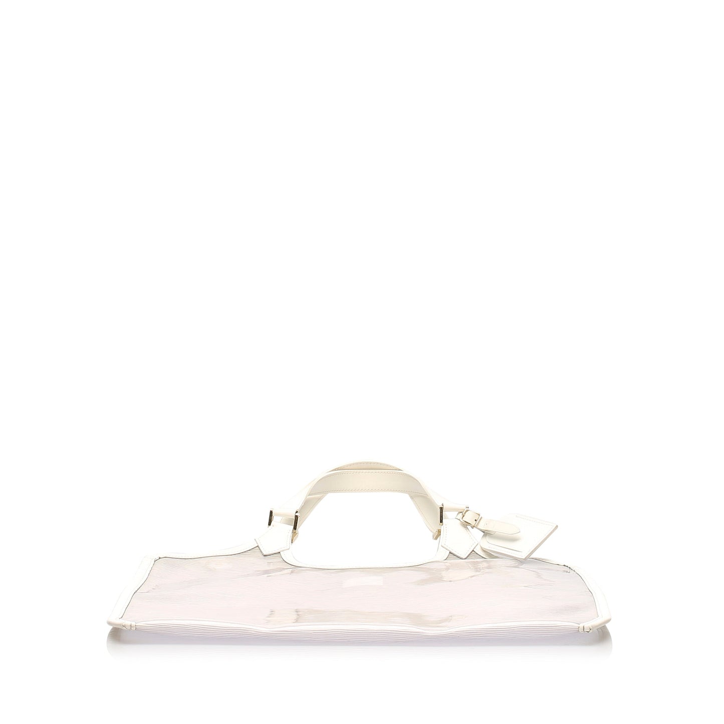 Louis-Vuitton White Epi Plage Baia Vinyl Tote