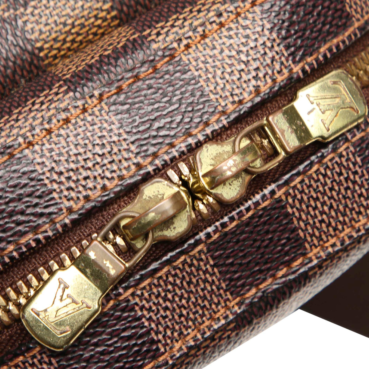 Louis-Vuitton Damier Ebene Fanny Pack Belt Bag Geronimos