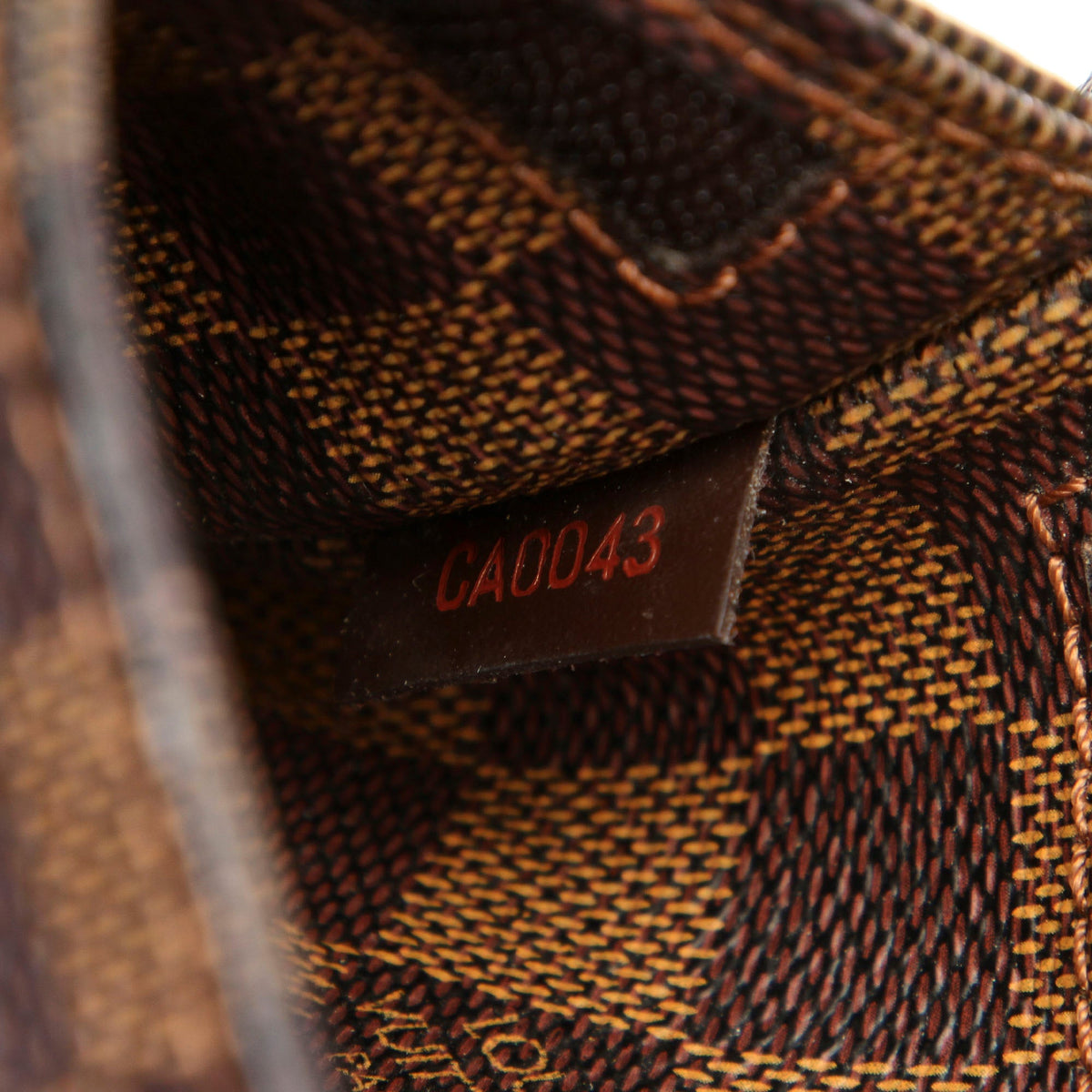 Louis-Vuitton Damier Ebene Fanny Pack Belt Bag Geronimos