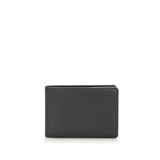 Louis-Vuitton Men's Bi-fold Taiga Small Wallet