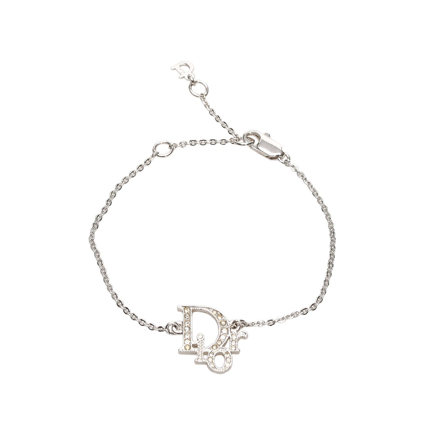 Logo Charm Bracelet Silver