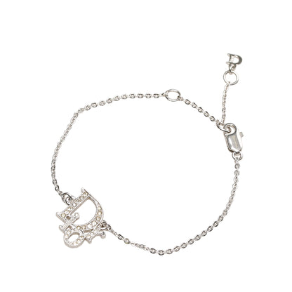 Logo Charm Bracelet Silver