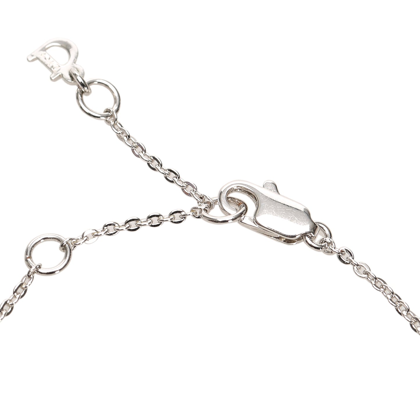 Logo Charm Bracelet Silver