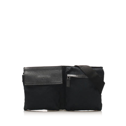 Gucci GG Canvas Belt Bag Black