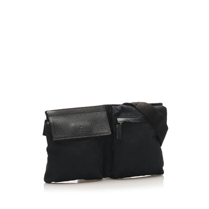 Gucci GG Canvas Belt Bag Black