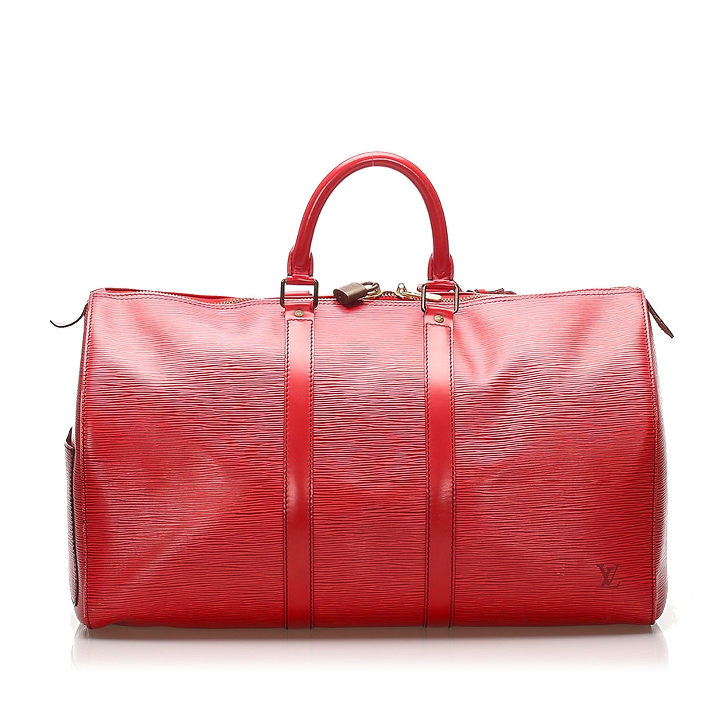 Louis-Vuitton Epi Keepall 45 Red