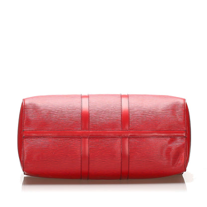 Louis-Vuitton Epi Keepall 45 Red