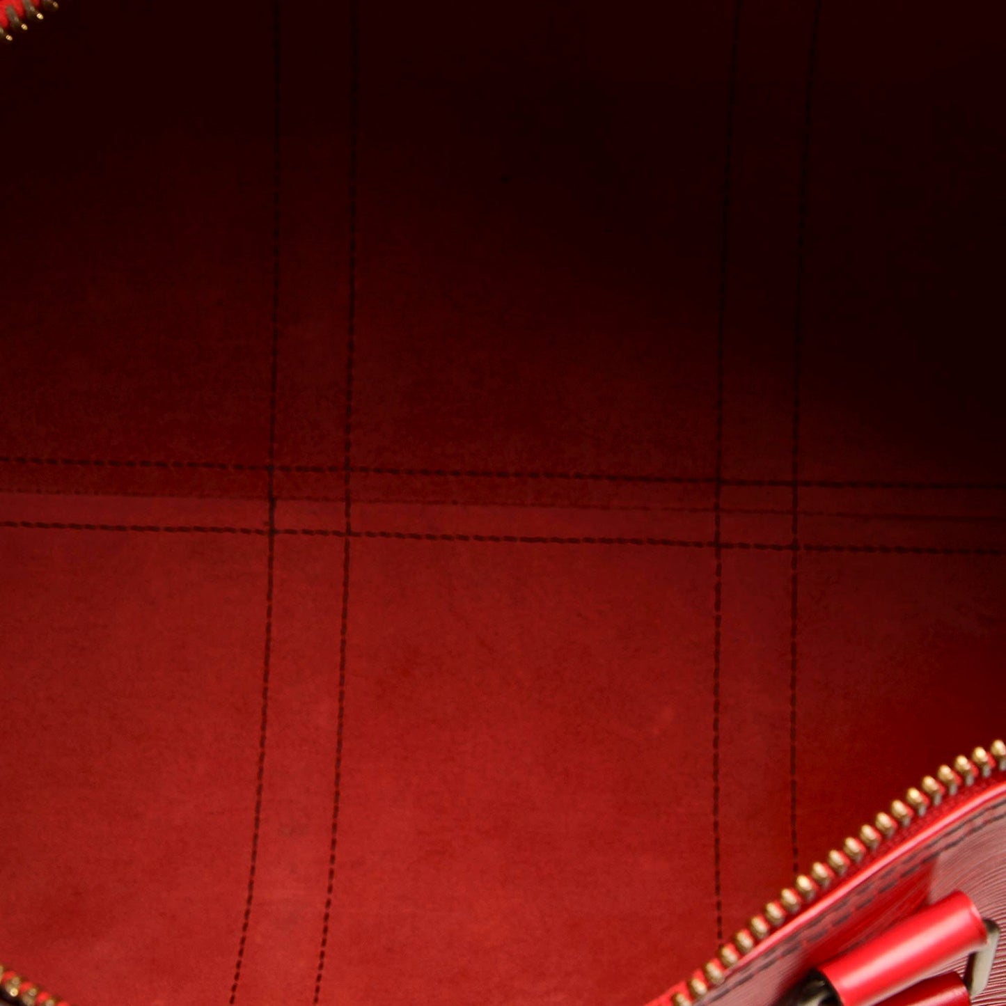 Louis-Vuitton Epi Keepall 45 Red