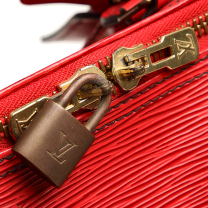 Louis-Vuitton Epi Keepall 45 Red