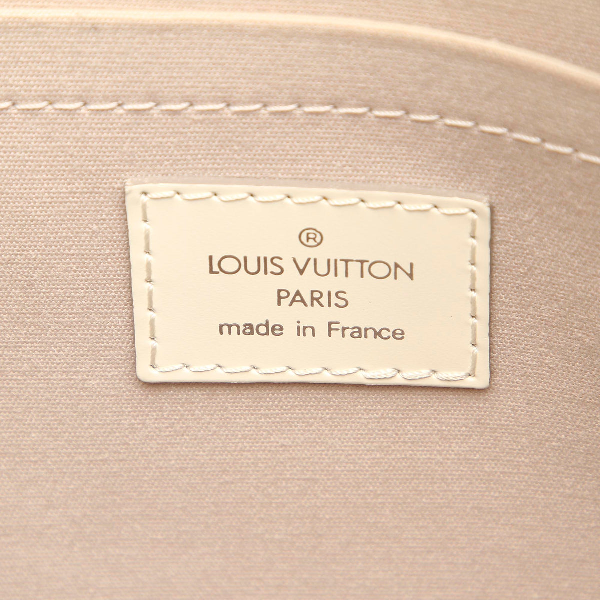Louis-Vuitton Epi Bowling Montaigne in White