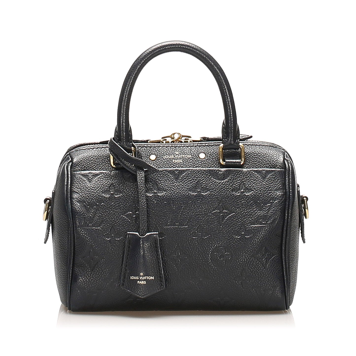 Louis-Vuitton Monogram Empreinte Speedy 20 Black