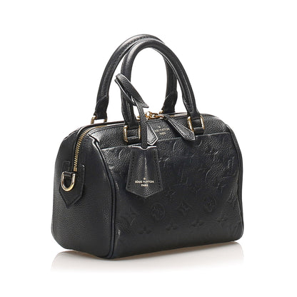Louis-Vuitton Monogram Empreinte Speedy 20 Black