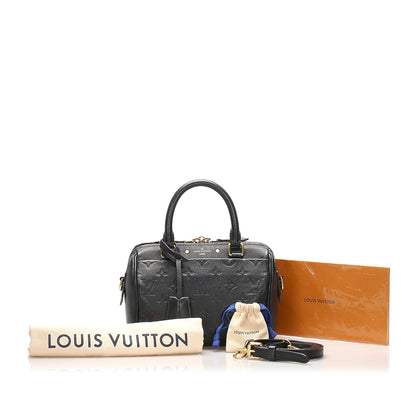 Louis-Vuitton Monogram Empreinte Speedy 20 Black