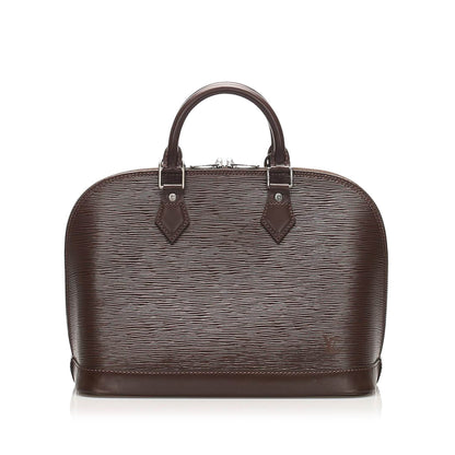 Louis-Vuitton Epi Alma PM Brown