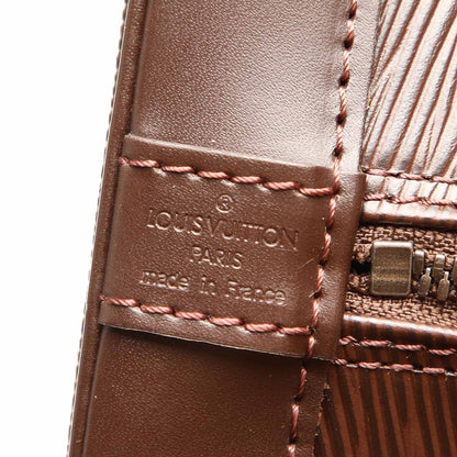 Louis-Vuitton Epi Alma PM Brown