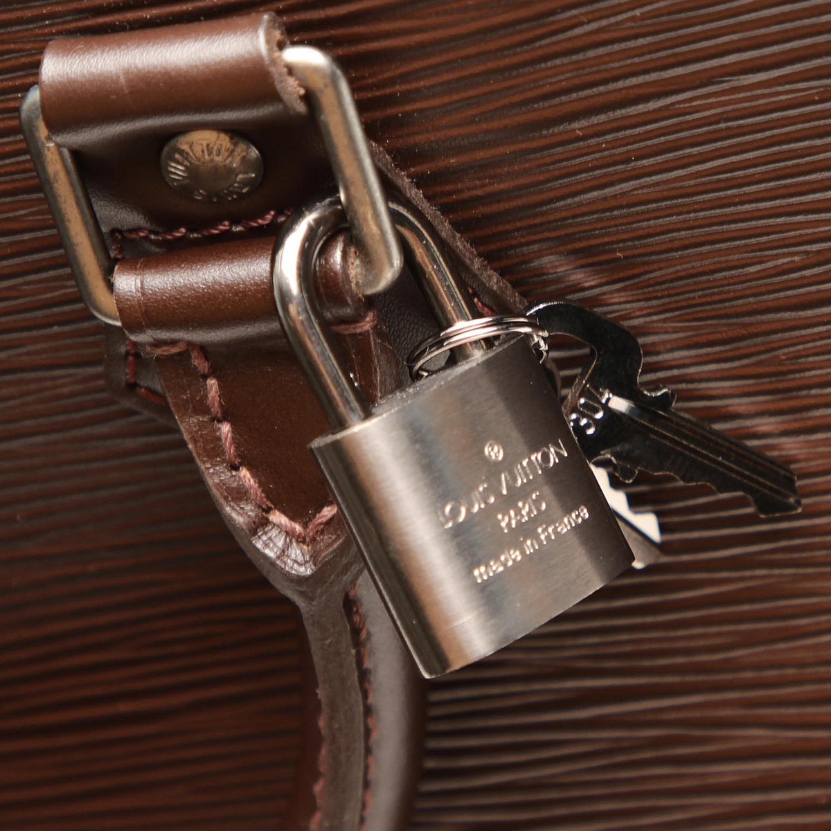 Louis-Vuitton Epi Alma PM Brown