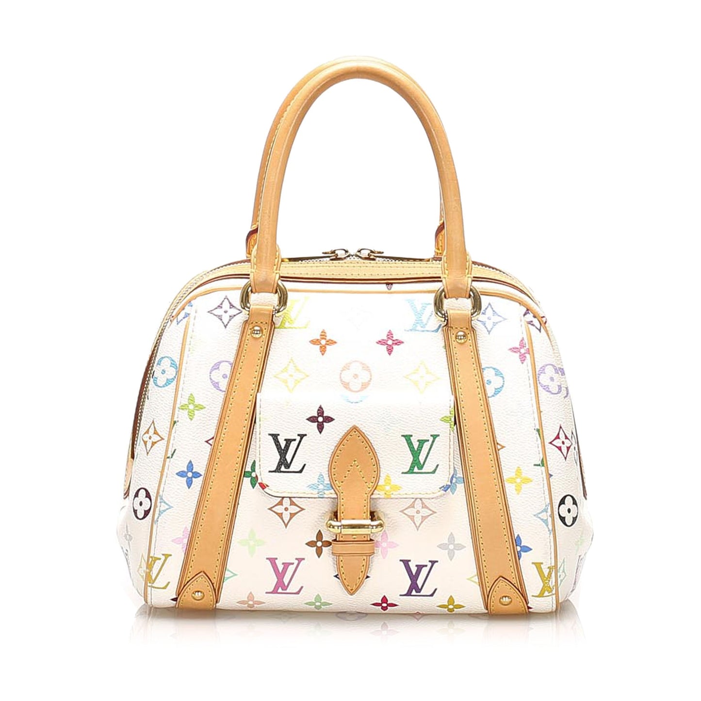 Louis-Vuitton Monogram Multicolore Priscilla White