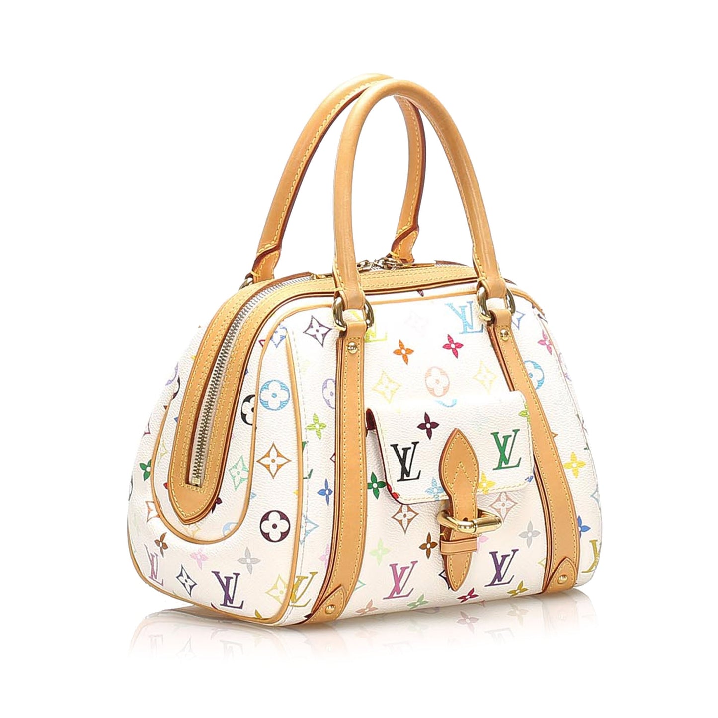 Louis-Vuitton Monogram Multicolore Priscilla White