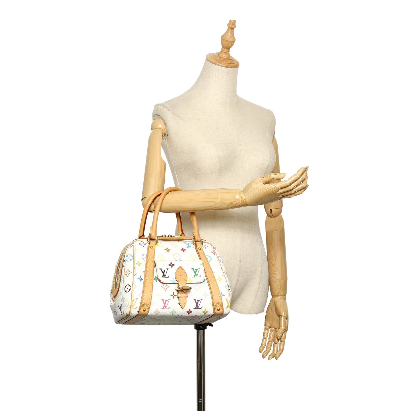 Louis-Vuitton Monogram Multicolore Priscilla White
