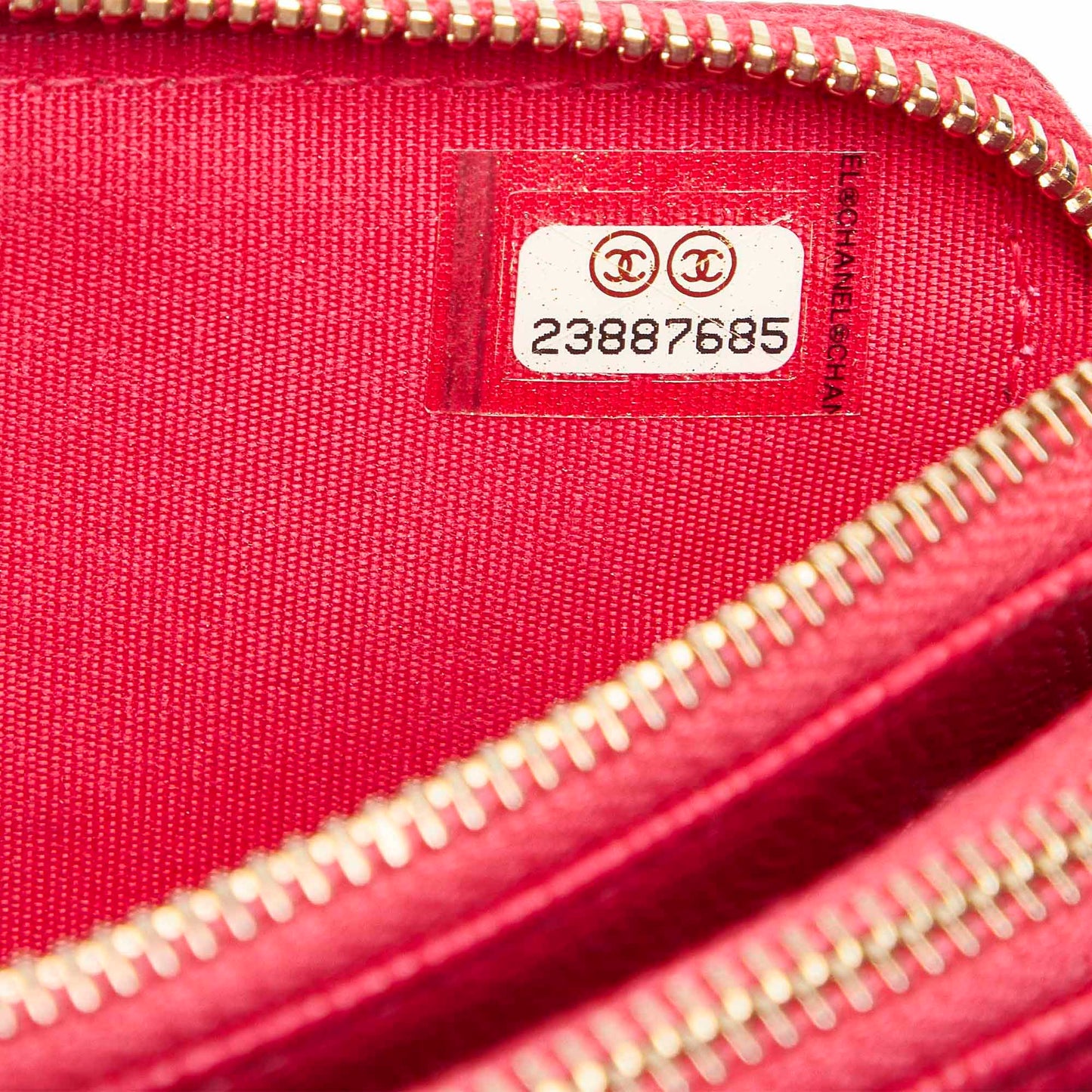 Le Boy Lambskin Leather Wallet on Chain Red