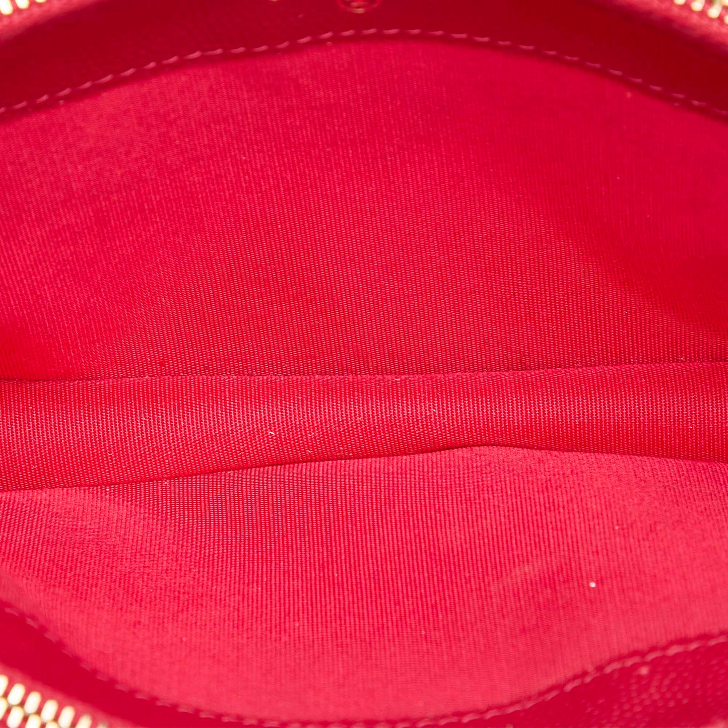 Le Boy Lambskin Leather Wallet on Chain Red