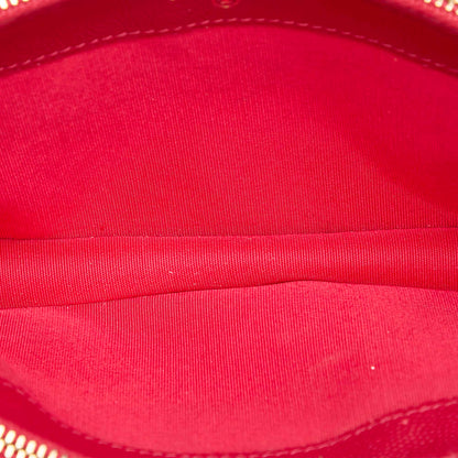 Le Boy Lambskin Leather Wallet on Chain Red