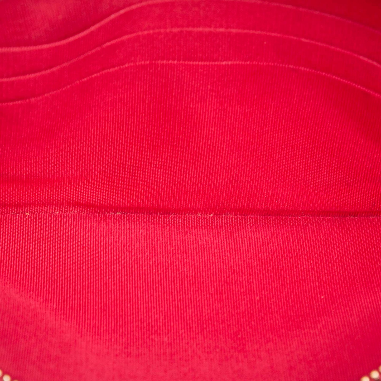 Le Boy Lambskin Leather Wallet on Chain Red