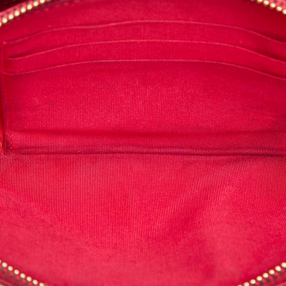 Le Boy Lambskin Leather Wallet on Chain Red