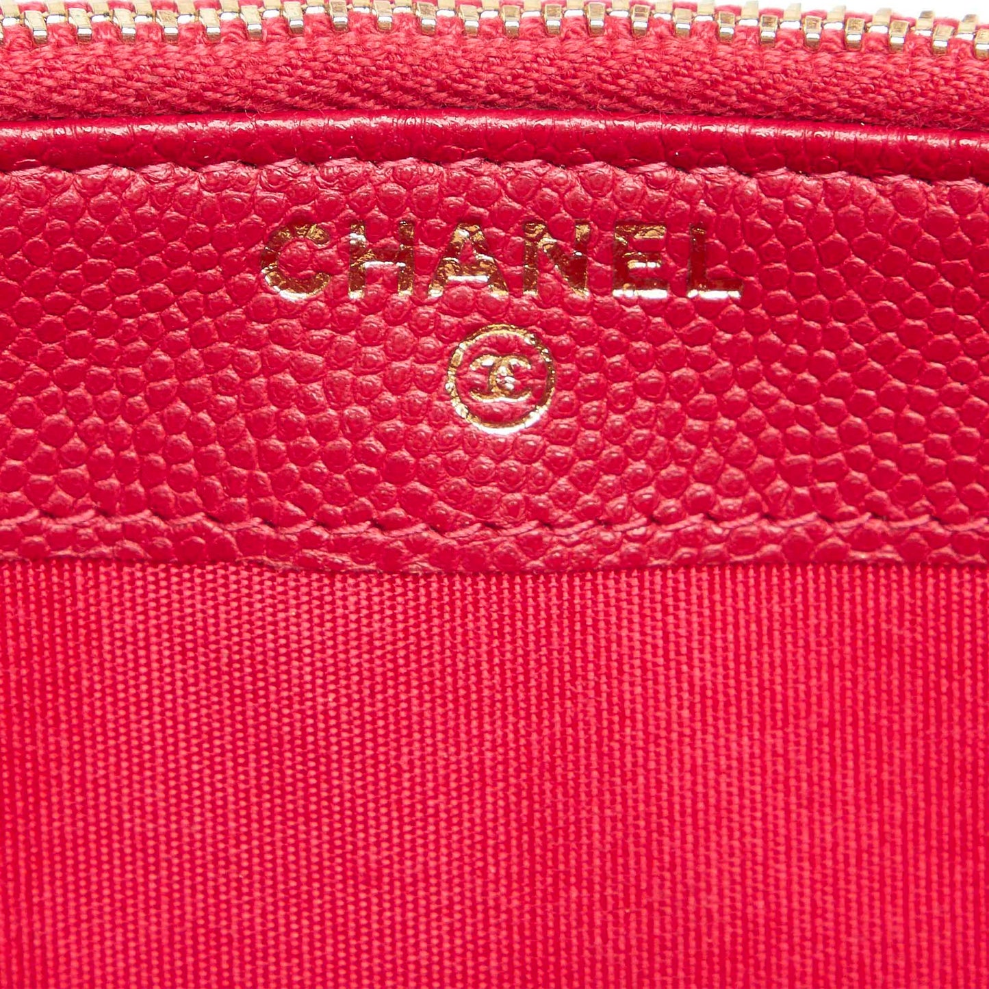 Le Boy Lambskin Leather Wallet on Chain Red
