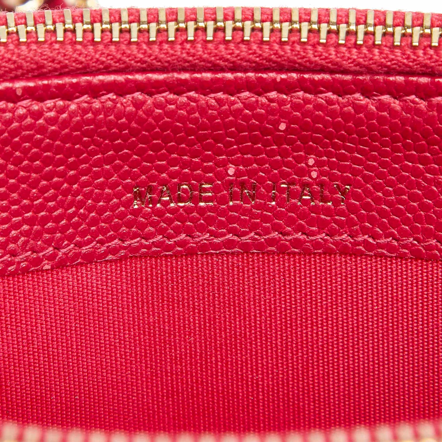 Le Boy Lambskin Leather Wallet on Chain Red