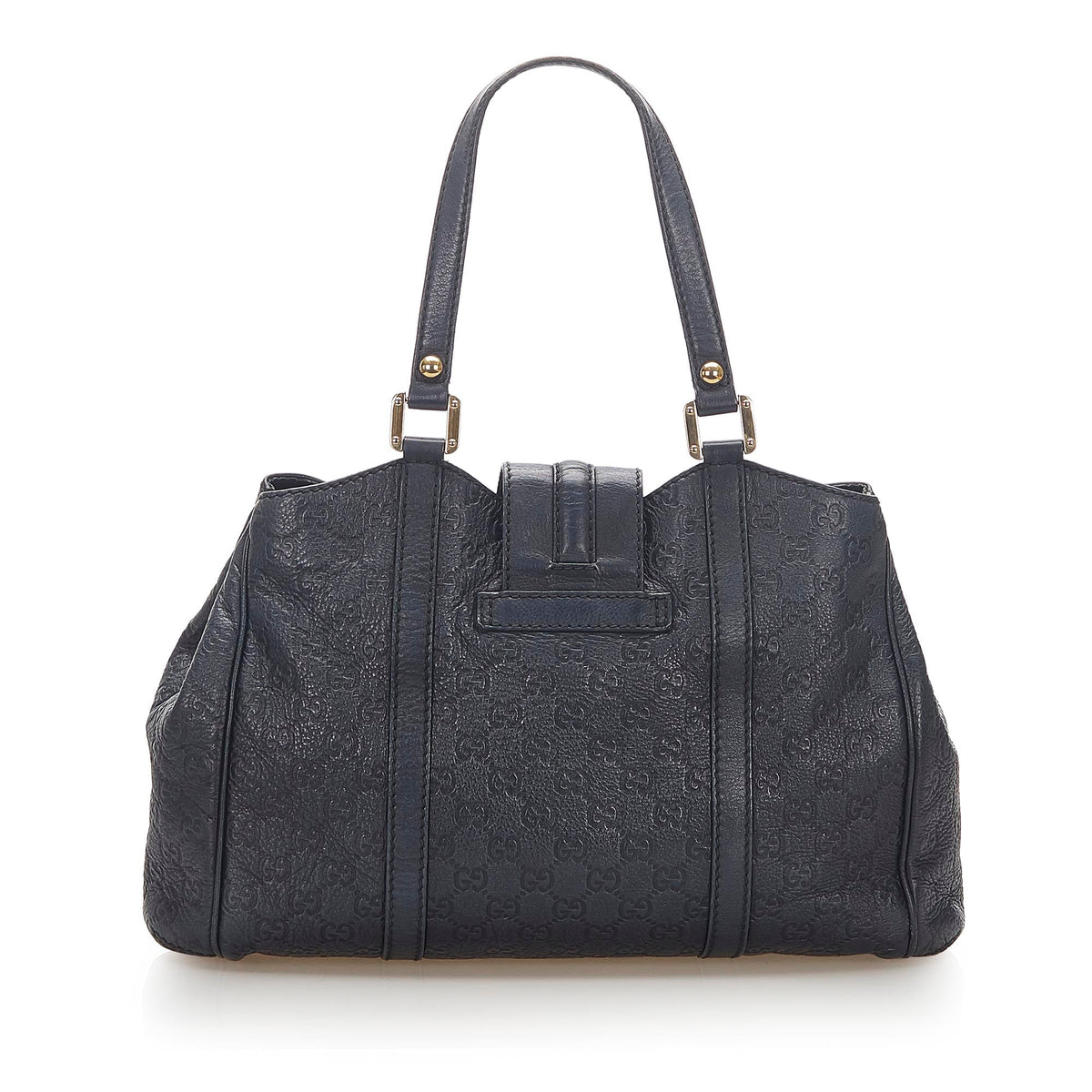 Gucci Guccissima Leather Tote Bag Black