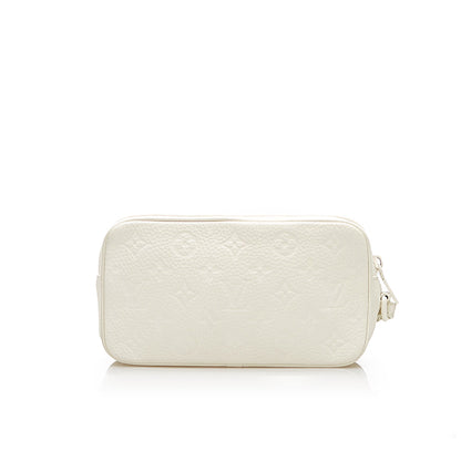 Louis-Vuitton Louis Vuitton Monogram Taurillon Volga Pochette White