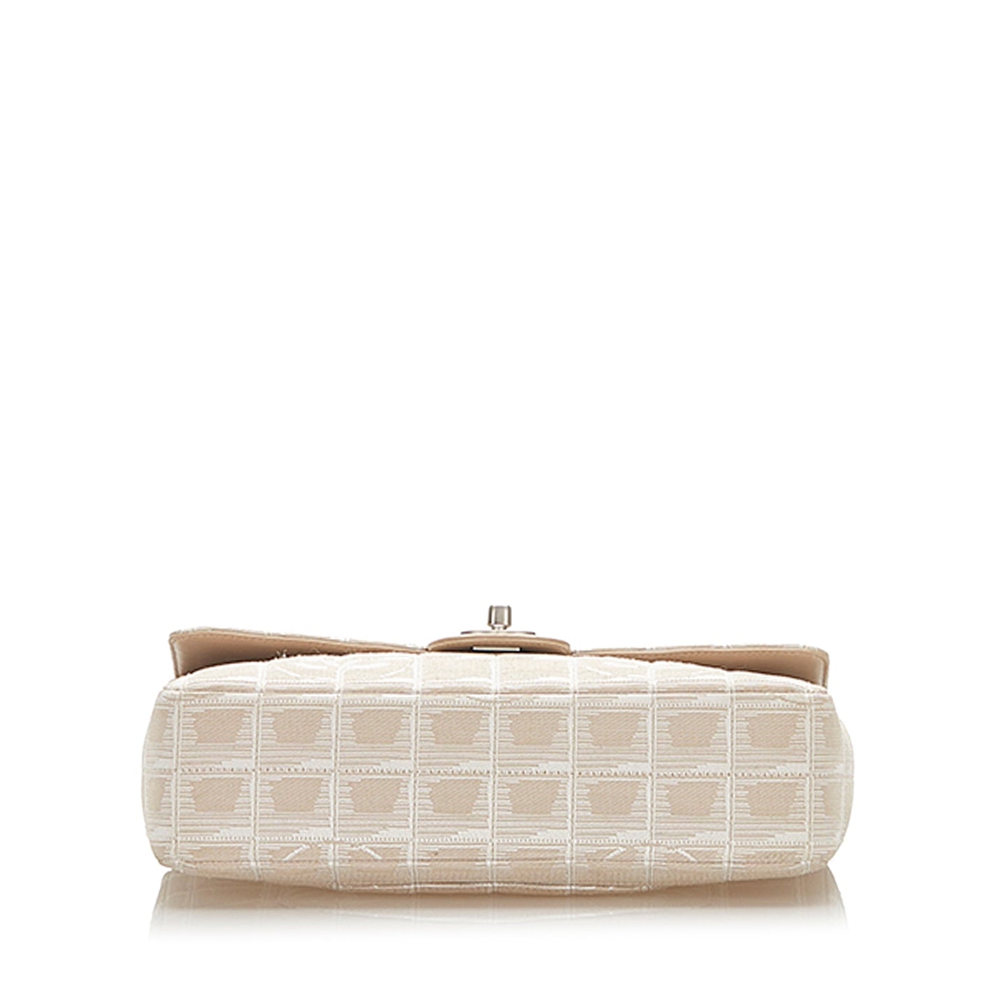 New Travel Line Canvas Flap Bag Beige