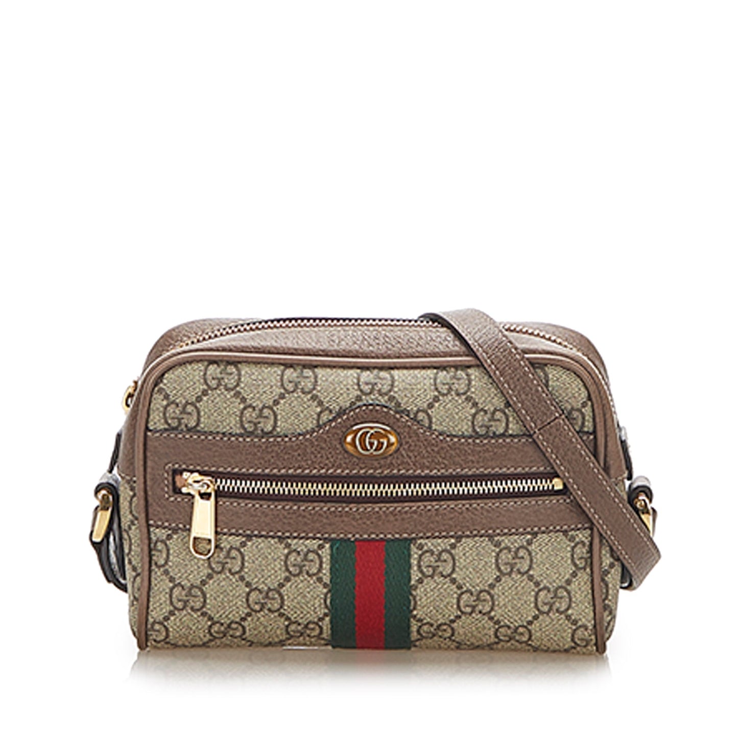 Gucci Ophidia GG Supreme Small Brown GHW