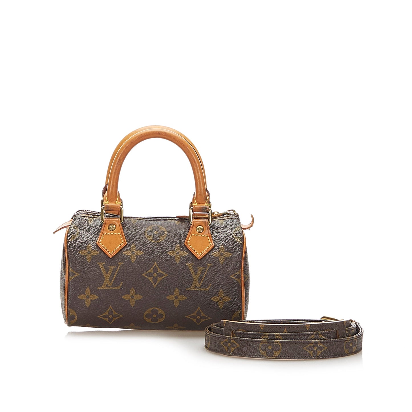 Louis-Vuitton Monogram Mini Speedy Brown