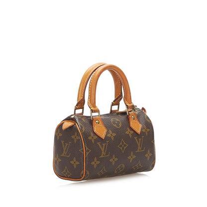 Louis-Vuitton Monogram Mini Speedy Brown