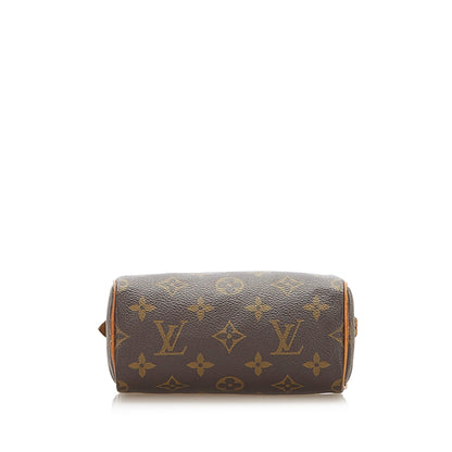 Louis-Vuitton Monogram Mini Speedy Brown