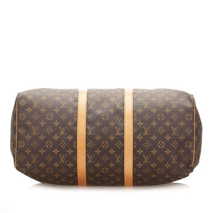 Louis-Vuitton Monogram Keepall 50 Brown