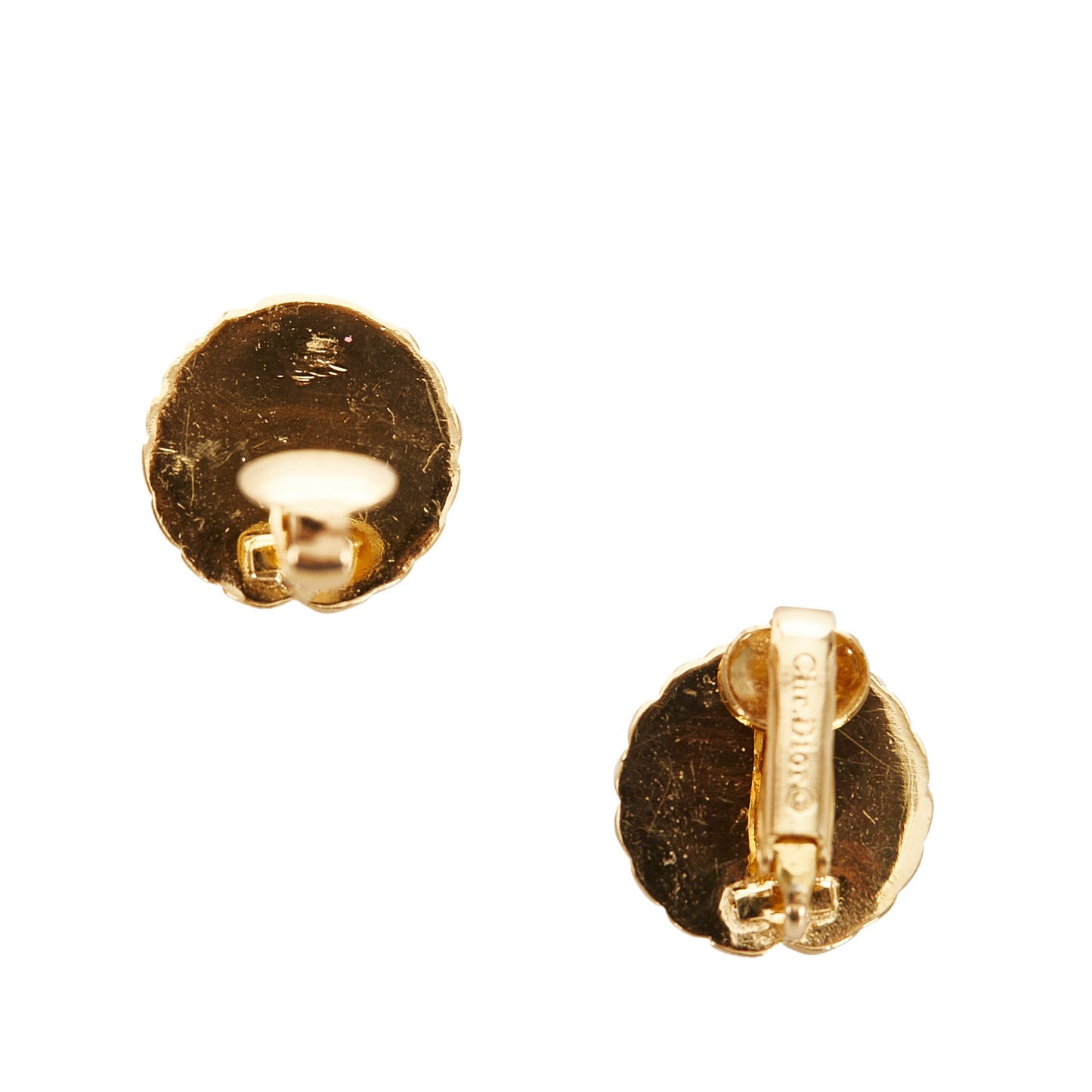 Logo Clip-On Earrings Gold