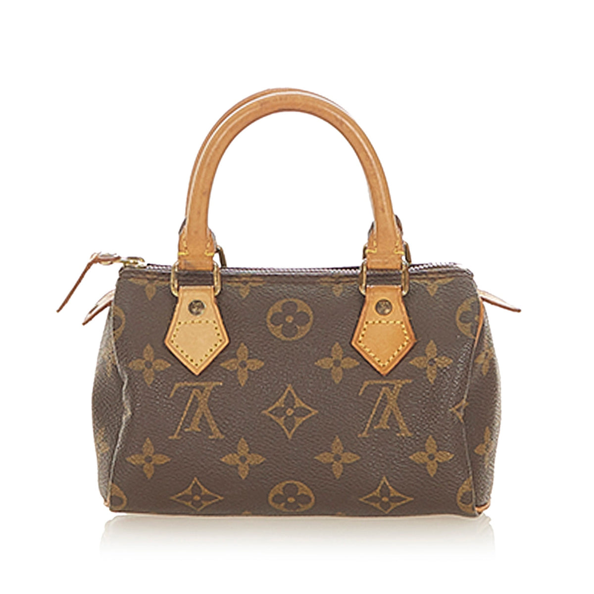 Louis-Vuitton Monogram Mini Speedy Brown