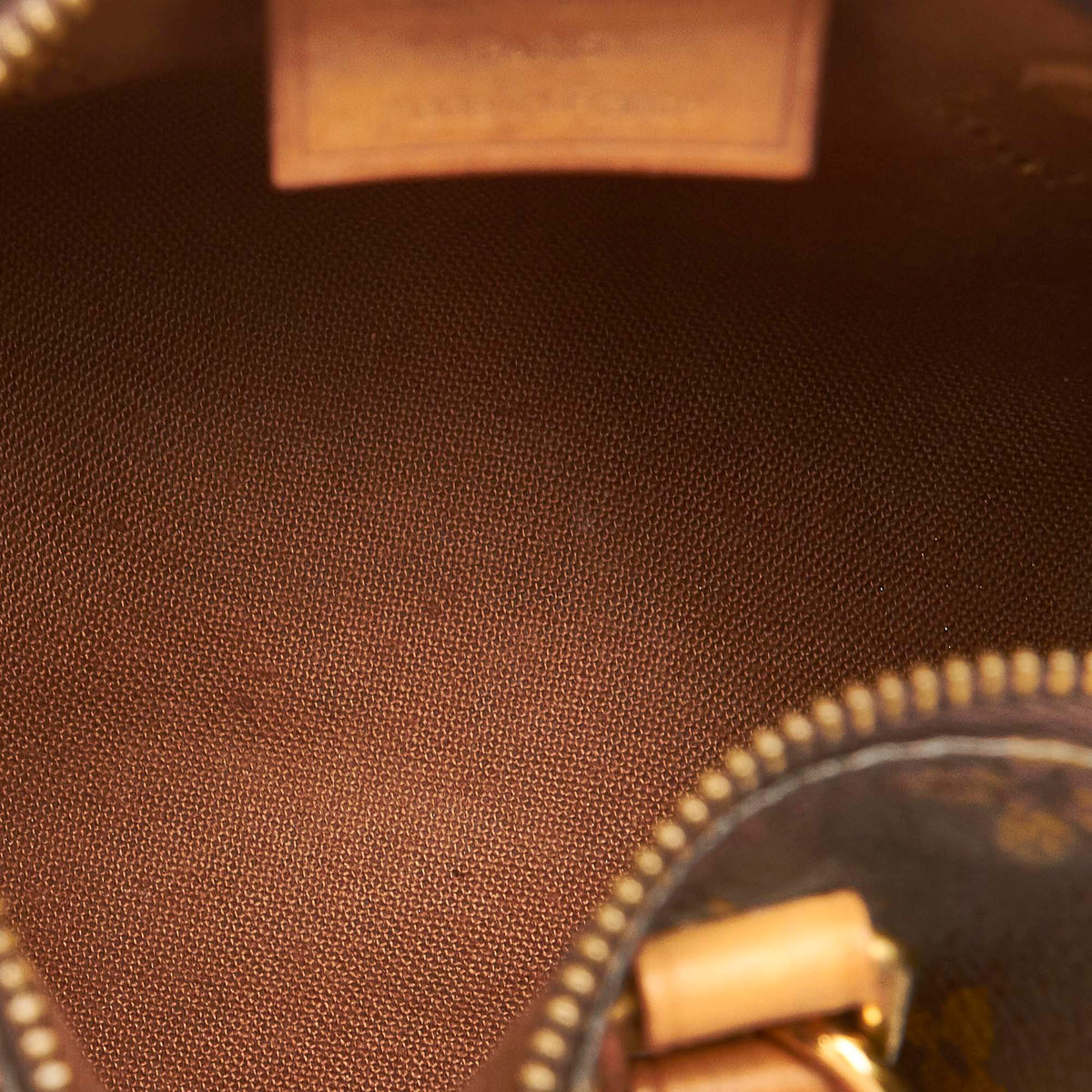 Louis-Vuitton Monogram Mini Speedy Brown