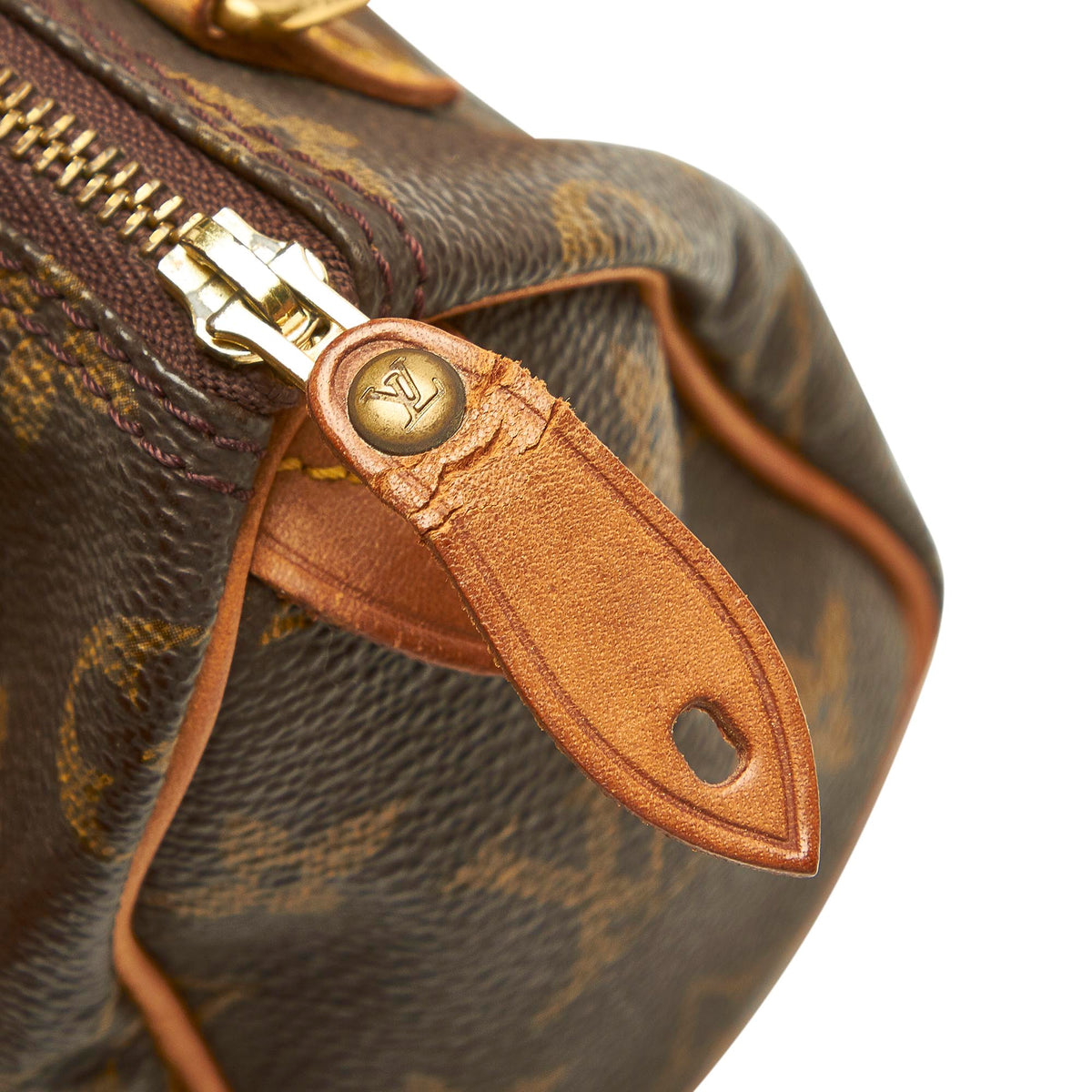 Louis-Vuitton Monogram Mini Speedy Brown