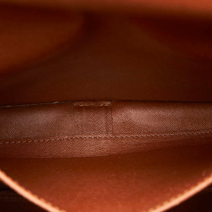 Louis-Vuitton Monogram Cartouchiere GM Brown