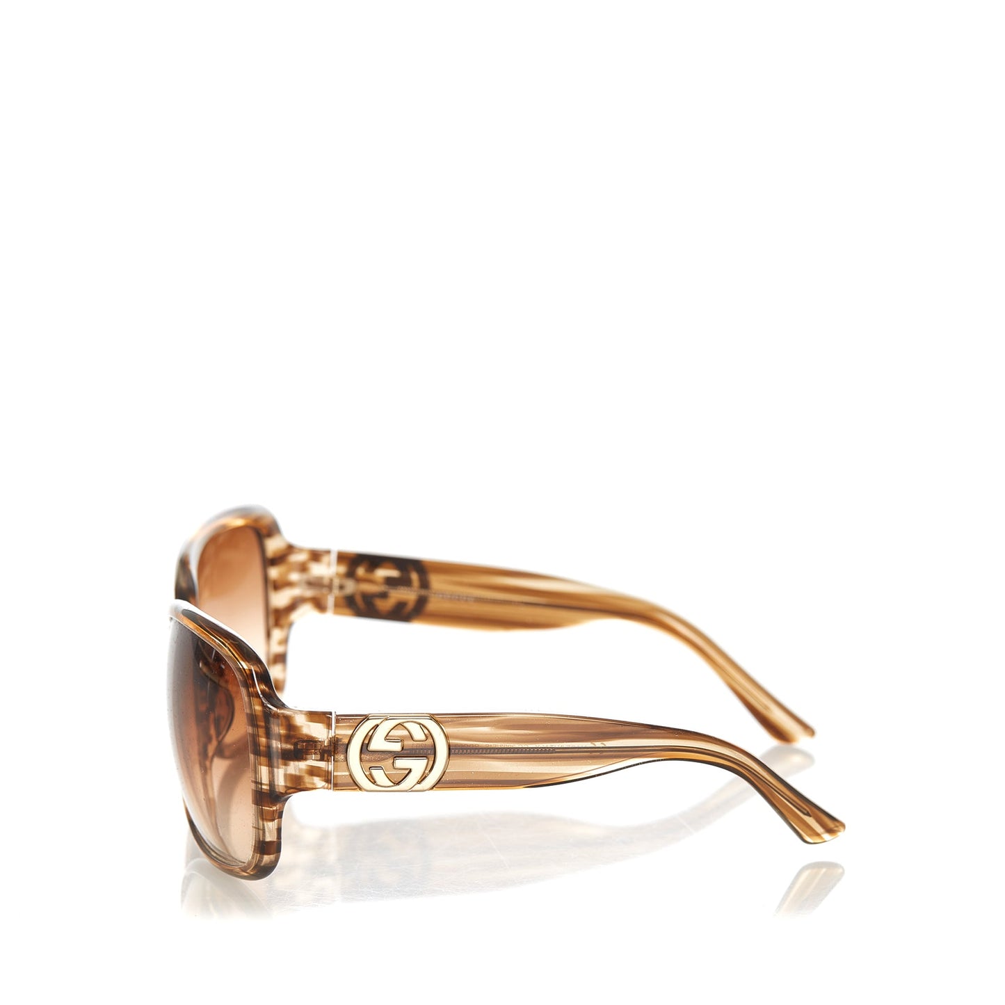 Gucci Gucci Square Tinted Sunglasses Brown